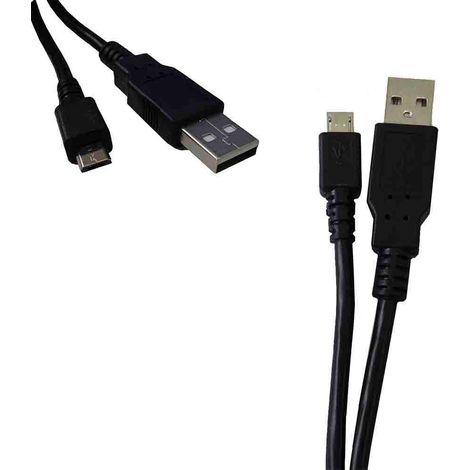Cable conector USB a micro USB 1.8m compatible Samsung, Sony, Huawei, LG (1/2)