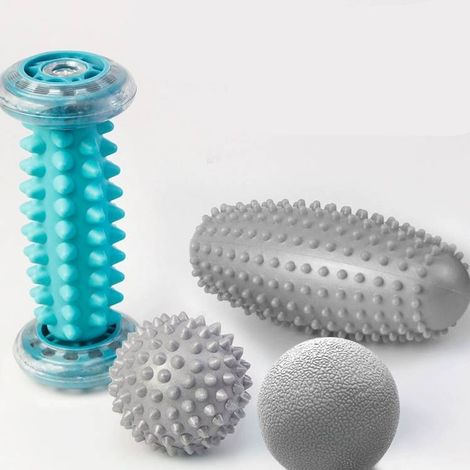 Relaxation musculaire profonde - balle de massage cacahuète de yoga - balle de massage pour la relaxation des fascias - relâchement myofascial - massage des muscles par artefacts (1/2)