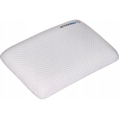 Actionmed PO300AM Almohada ortopédica Classic Med con espuma viscoelástica, blanca (1/3)