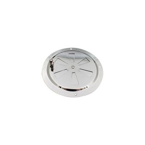 Grille de Ventilation Rond, Ouverture d'aération réglable Évent d'Aération en Acier Inox Entrée et évacuation d'air(5 in) (1/4)