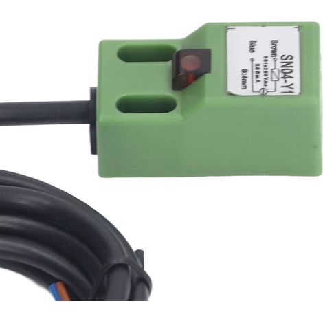 Capteur de proximité carré à 2 fils, normalement ouvert, détection de distance, interrupteur d'approche inductif 90-250 V CA (1/5)