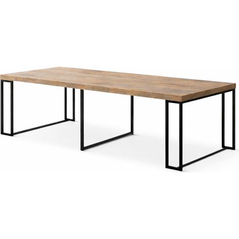 Tavolo estensibile per 10-12 persone con effetto legno 300cm KAMA