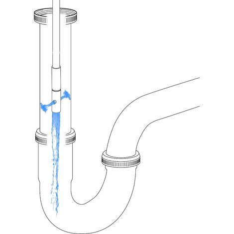 Déboucheur de canalisation haute pression 3 m pour robinet M22 / M2 (1/4)