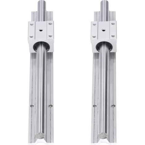 Satz aus 2 x 300 mm SBR16 Linearführungen, CNC-Bewegungsführung, Führungswelle mit Gleitplatte (1/5)