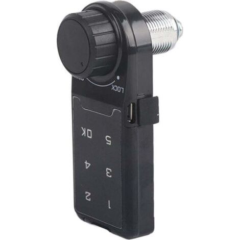 Debuns – Serrure électrique à clavier tactile – Casier de sécurité numérique – Matériau ABS – Épaisseur installation 30mm – Pile bouton 3V non incluse
