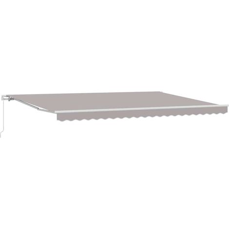 Toldo retráctil Gris Claro 500 x 300 x 165 cm (1/5)