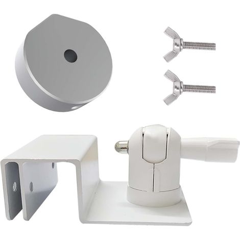 Mini Support Support de Gouttière Résistant aux Intempéries pour Mini-Plateau Kit de Montage à Pince d'angle Réglable avec Adaptateur à Vis Universel (1/5)