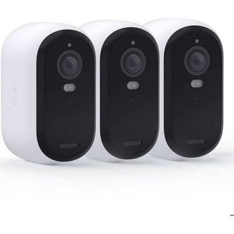 Caméra de sécurité connectée - ARLO - Essential2 - Pack de 3 - Résolution 2K - Vision nocturne couleur