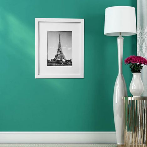 Cornici portafoto in PVC - Set di 5 cornici moderne bianche da 11x14 pollici, appendibili in orizzontale o in verticale, leggere e resistenti. (1/4)