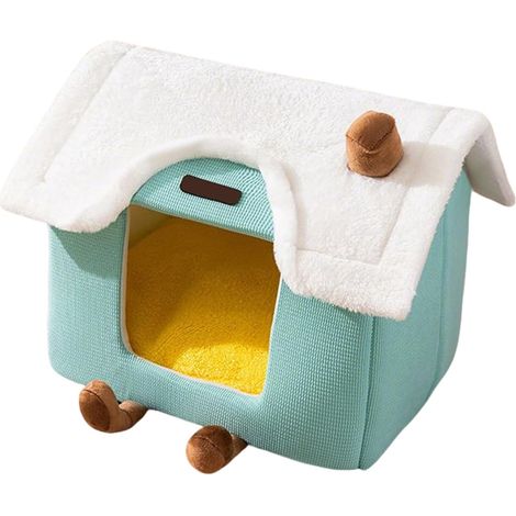 Lit pour Chats Nid d'hiver Chaud Et Antidérapant Niche pour (1/5)