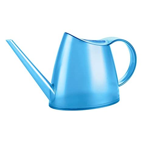 POETIC - ARROSOIR D'INTéRIEUR DéCORATIF - EN PLASTIQUE ROBUSTE - CAPACITé 1,5 L - LONG BEC - NIVEAU D'EAU VISIBLE - COLORIS BLEU