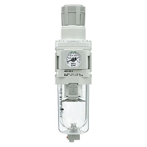 Filtre régulateur SMC C.A., G 3/8, Filtration 5µm, 1 MPa ( Prix pour 1 )