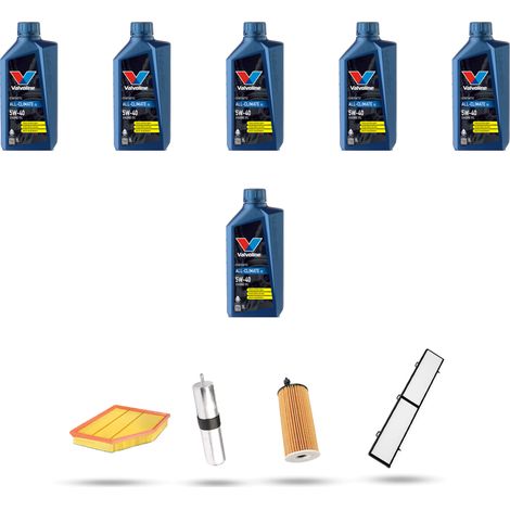 Kit tagliando 4 FILTRI e 6L OLIO compatibile con Bmw serie 3 (E90,E91,E92,E93) 320d 135kw dal 2010 (1/5)
