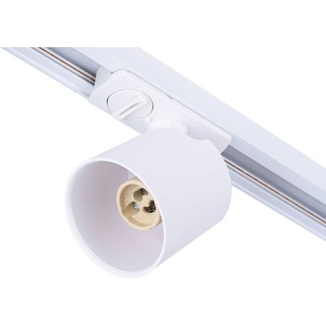 Spot sur rail monophasé avec douille GU10 - AR111 - Blanc (1/5)