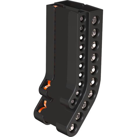 Batterie-Organizer, Batterieaufbewahrung, Batteriehalter, Wandmontierter Batteriespender, Batteriehalter - fasst 10 AA- und 10 AAA-Batterien, Batterieaufbewahrungsbehälter (Batterien nicht enthalten)