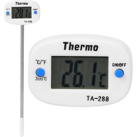 2 thermomètres de cuisson à sonde électronique pour cuisine, pâtisserie, BBQ - Mesure précise TA288 (1/5)
