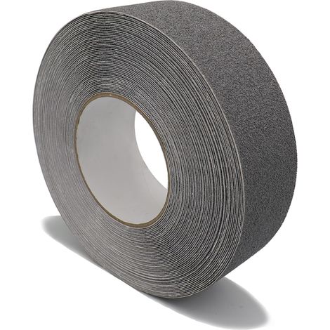 Ruban Antidérapant Gris, Bandes de Ruban Adhésif Antidérapant 5 cm x 20 m, Ruban Adhésif pour Marches D'escalier (1/5)