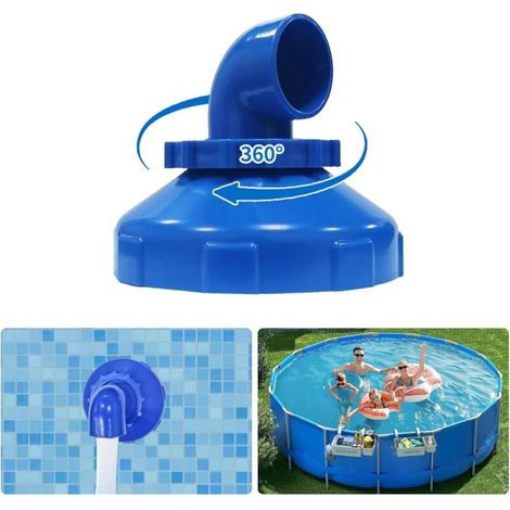 Buse d'écoulement,Buse Refoulement Piscine,Buse d'entrée 38/32 mm,Buse de Piscine,Buse D'EntréE pour Piscine,pour buse d'entrée de Piscine Standard, tête de buse réglable (1/5)