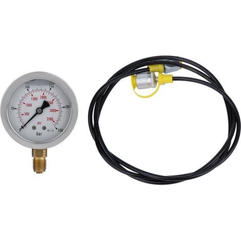 Kit de manomètre hydraulique, tuyau de test 1,5 M pour système d'accumulateur de kit (1/5)