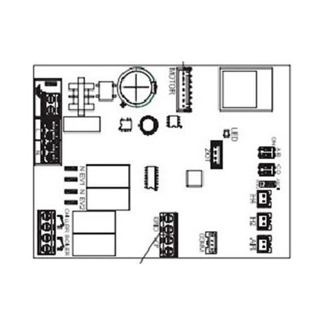 Scheda Elettronica a Bordo Macchina con Modulazione per Comandi a Muro M7 Innova - ESE845II