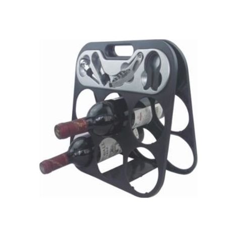 PRADEL EXCELLENCE Porte-bouteilles Laguiole - 4 accessoires inclus
