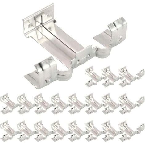 20 Pièces Clip de Vidange pour Panneau Solaire Photovoltaïque Boucle de Drainage 35 mm (1/4)