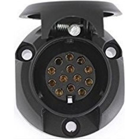 Prise électrique 13 broches avec micro-contact – Mode de pose encastré – Indice de protection IP44 – Intensité 16A – Nombre de pôles 3 – Erich Jaeger