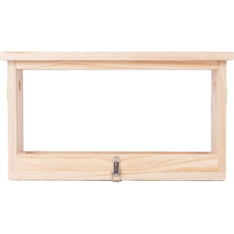 Bienenzuchtkasten, doppelseitig aus Acrylglas, Beobachtungskasten aus Holz mit Belüftungsöffnungen, Imkereibedarf