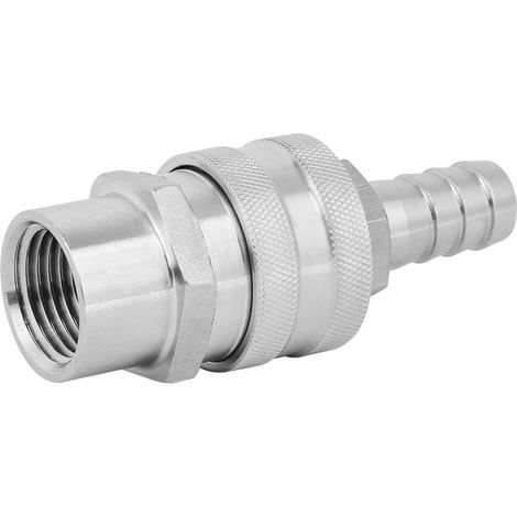 Accessoire de Pompe à Bière à Déconnexion Rapide, Filetage Femelle 1/2 Pouce NPT et Barbelure (1/5)