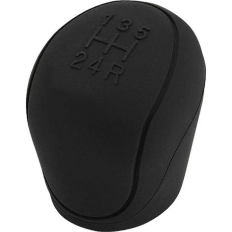 1PCS (Noir) Couvercle universel pommeau levier vitesse voiture en silicone souple automatique 5 vitesses pommeau levier vitesse capuchon anti-dérapant voiture levier levier vitesse Colorés (1/4)
