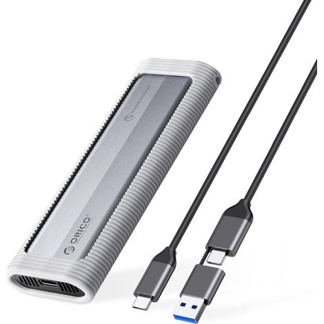 Case per SSD M.2 NGFF AXM2F-V1 USB-C 5Gb/s - Grigio