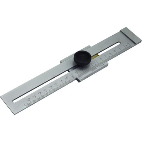 Calibro di marcatura per tracciatura su metallo, calibro di marcatura in acciaio al carbonio da 200 mm, strumenti di misurazione per lavorazione del legno, calibro di marcatura per carpentieri (1/4)