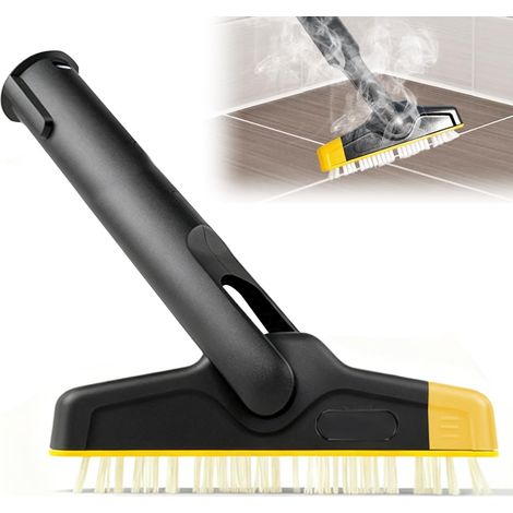 Kärcher Brosse à joints XXL – Accessoires pour nettoyeur vapeur avec articulation flexible et rangée de brosses interchangeables, nettoyage hygiénique des joints de ciment, joints de carrelage (1/5)