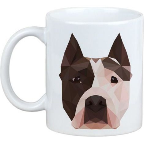 Tasse - Chien Geometrique - Céramique 300 ml - Pour Café Thé - Lave-Vaisselle Micro-Ondes - 1 Pièce (1/4)