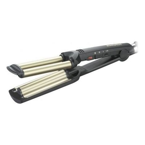 Plancha para el Pelo BaByliss C260E/ Negra y Dorada
