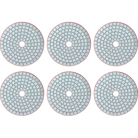 Lot de 10 disques de polissage diamantés à eau de 7,6 cm (3 pouces), grain 500, pour granit et marbre. (1/5)