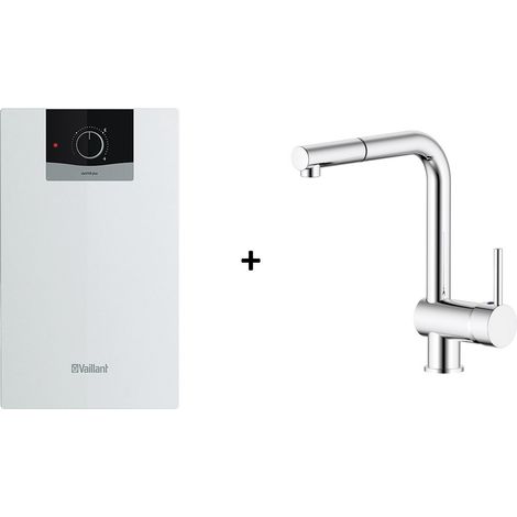 Vaillant Chauffe-eau sous évier 10l Chauffe-eau sous évier 2 KW + robinetterie