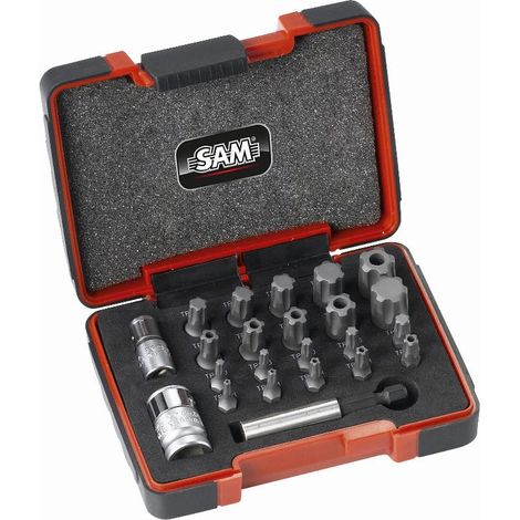 Set mit 23 Torx Plus-Bits und SAM-Adaptern - EMB23CX