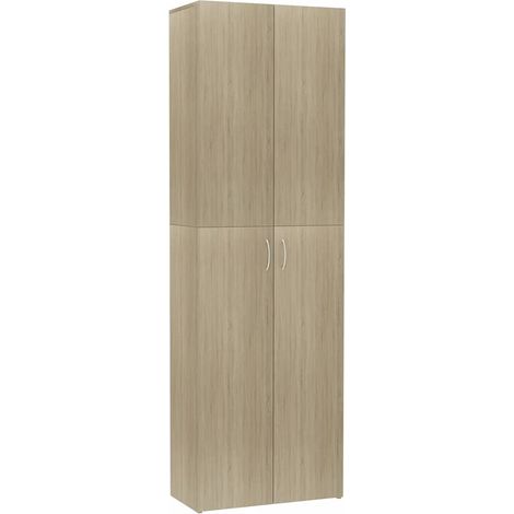 Armadio per Ufficio Rovere Sonoma 60x32x190cm Legno Multistrato vidaXL