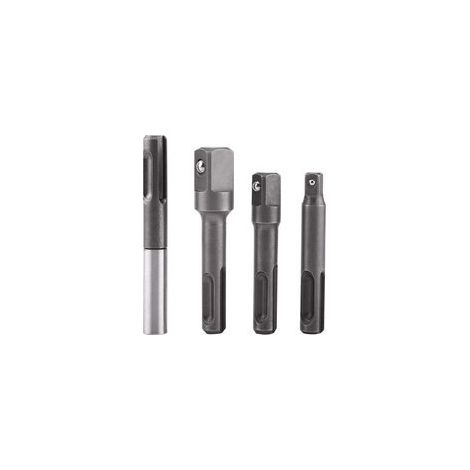 4Pcs 1/4" 3/8" 1/2" Porte Embouts SDS, SDS-Plus Magnétique Extension de Vissage Tournevis