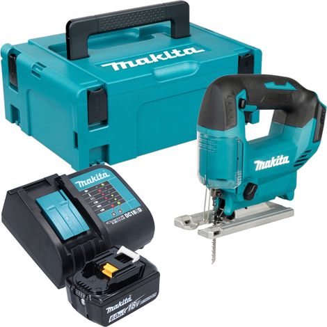 Makita DJV 186 SG1J Akku Pendelhubstichsäge 18 V + 1x Akku 6,0 Ah + Ladegerät + Makpac (1/5)