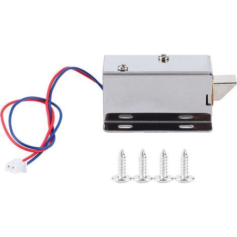 Serrure Électromagnétique - Mini Kit de Montage de Serrure Électromagnétique DC 12V pour Tiroir d'Armoire de Fenêtre de Porte (1/4)