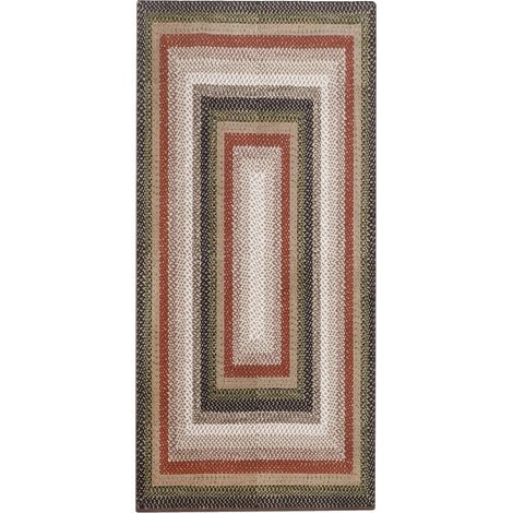 Teppich, rutschfeste Unterlage, maschinenwaschbar, rot 60×230cm (1/2)