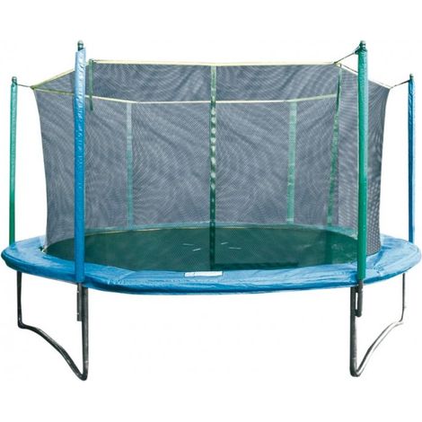 Trampolino Tappeto Elastico per Esterno con Rete di Protezione Diametro 305Cm Garlando Combi L