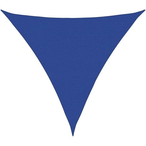 Maison Exclusive - Sonnensegel 160 g/m² Dreieckig Blau 5x5x5 m HD (1/5)