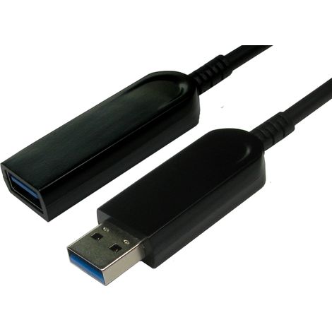 Rallonge USB RS PRO USB A vers USB A, 20m, Noir ( Prix pour 1 )