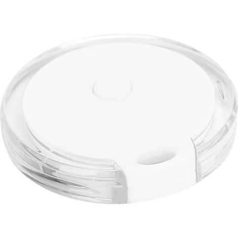 Localisateur intelligent anti-perte avec alarme et rappel pour enfants, animaux de compagnie, clés, portefeuille, voiture, chien, chat, sac, bagages pour iOS et Android (blanc) (1/5)