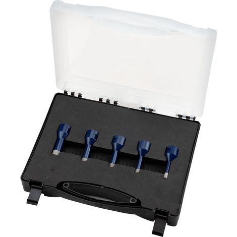 Juego de 5 puntas de diamante para amoladora de gres de 6-14 mm Fervi P034/05S