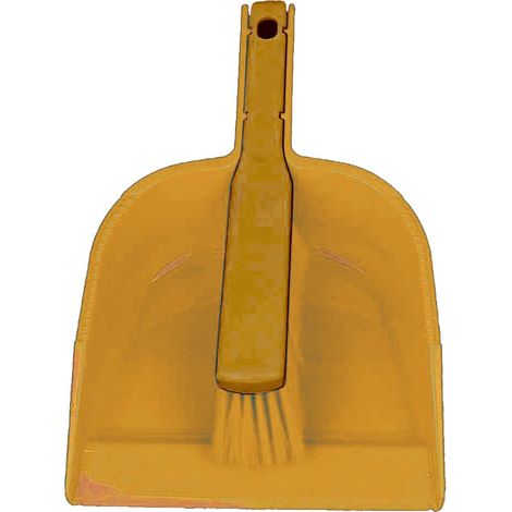 Kit de Nettoyage Pelle et Balayette de Couleur Jaune - L2G