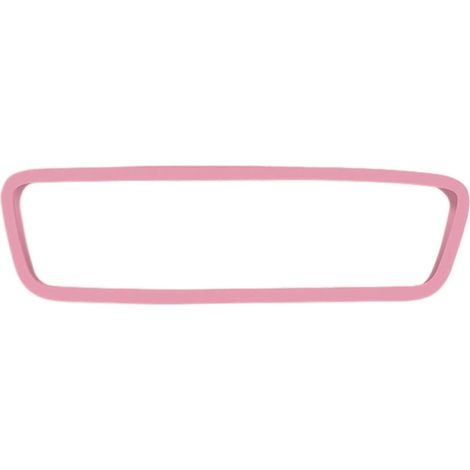 Coque de protection pour rétroviseur intérieur, cadre en silicone pour voiture, anti-collision, absorption des chocs, accessoire de décoration automobile, rose (1/5)